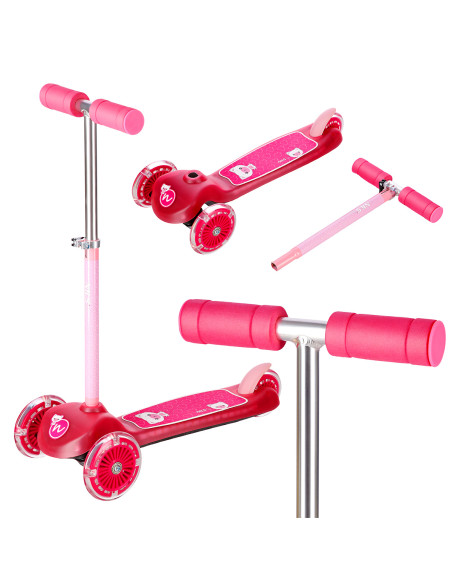 РОЗОВ ДЕТСКИ СКУТЕР NILS FUN