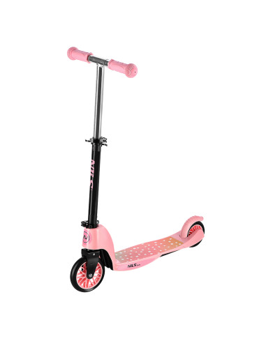 РОЗОВ ДЕТСКИ СКУТЕР NILS FUN