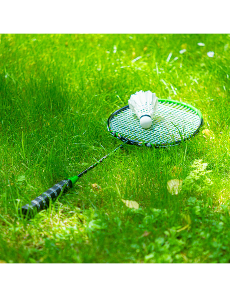 АЛУМИНИЕВА ИЗОМЕТРИЧНА ХИЛКА ЗА БАДМИНТОН + ПРЕДПАЗЕН КАПАК NILS