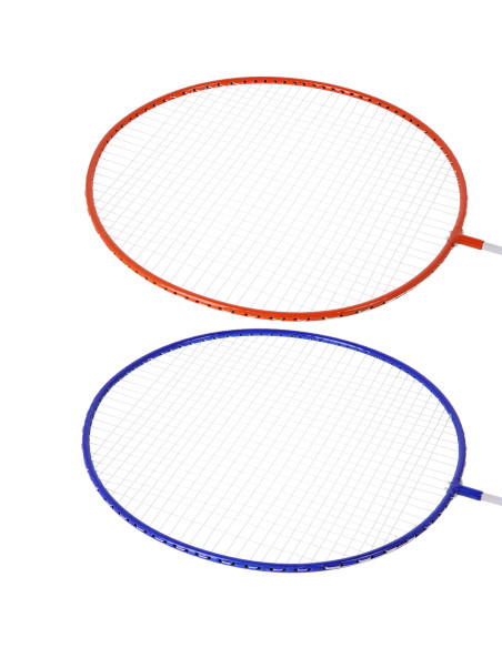 КОМПЛЕКТ STEEL / БАДМИНТОН 2 ХИЛКИ + ТОПКА ЗА БАДМИНТОН JUNIOR NILS