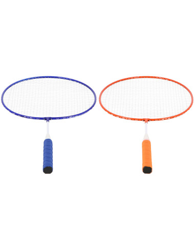 КОМПЛЕКТ STEEL / БАДМИНТОН 2 ХИЛКИ + ТОПКА ЗА БАДМИНТОН JUNIOR NILS