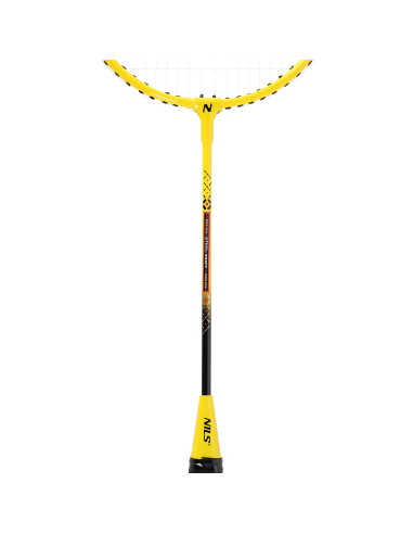 АЛУМИНИЕВ КОМПЛЕКТ С ХИЛКИ ЗА БАДМИНТОН 2 ХИЛКИ + 3 КАПАНЦИ + МРЕЖА 600х60см + ПРЕДПАЗНО ПОКРИВАНЕ NILS