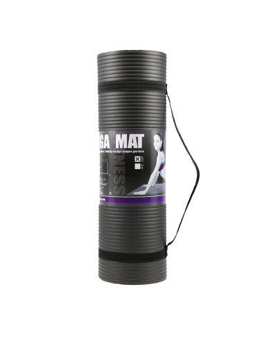 ЧЕРНА ПОСТИЛКА ЗА ЙОГА HMS