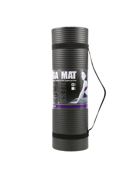 ЧЕРНА ПОСТИЛКА ЗА ЙОГА HMS