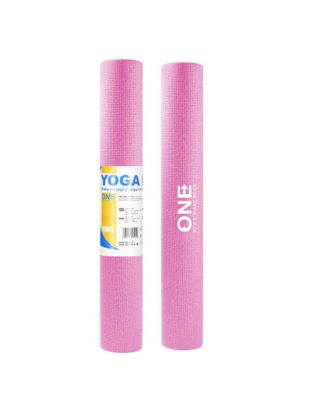 РОЗОВА ПОСТИЛКА ЗА ЙОГА ONE FITNESS