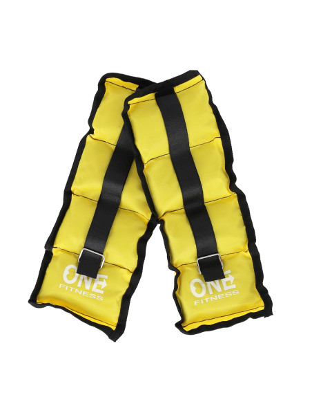 ЖЪЛТИ ТЕЖЕСТИ МАНШЕТИ 2 х 0,7 КГ ONE FITNESS