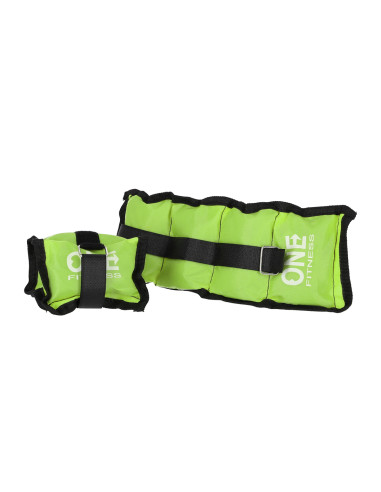 ЗЕЛЕНИ ТЕЖЕСТИ МАНШЕТИ 2 х 1,5 КГ ONE FITNESS