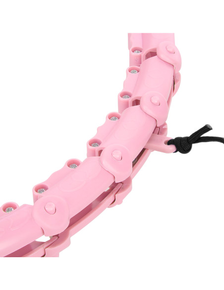 ГОЛЕМ РАЗМЕР ХУЛА ХУП СВЕТЛО РОЗОВ С ТОЧКИ ЗА МАСАЖ И ГРАВИТАЦИОННА ТОПКА HMS