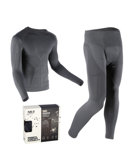 ТЕРМО БЕЛЬО МЪЖЕ СИВ КОМПЛЕКТ 2XL/3XL RAGNAR NILS