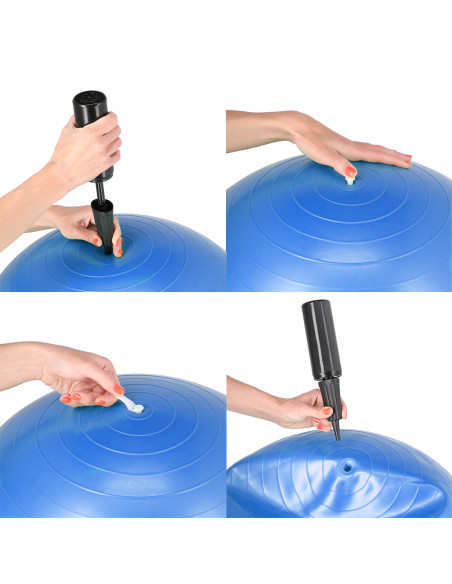 55СМ СИНЯ ГИМНАСТИЧЕСКА ТОПКА HMS