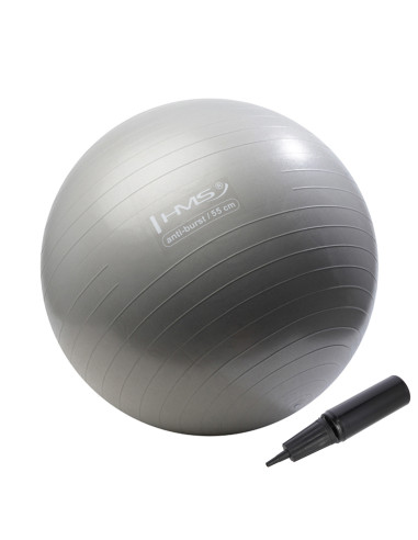 55СМ ГРАФИТНА ТОПКА ЗА ФИТНЕС АНТИ-БУРСТ HMS