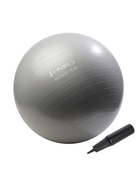 55СМ ГРАФИТНА ТОПКА ЗА ФИТНЕС АНТИ-БУРСТ HMS