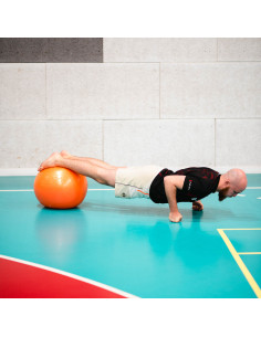 55СМ ОРАНЖЕВА ТОПКА ЗА ФИТНЕС АНТИ-БУРСТ HMS 2