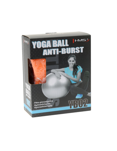 55СМ ОРАНЖЕВА ТОПКА ЗА ФИТНЕС АНТИ-БУРСТ HMS