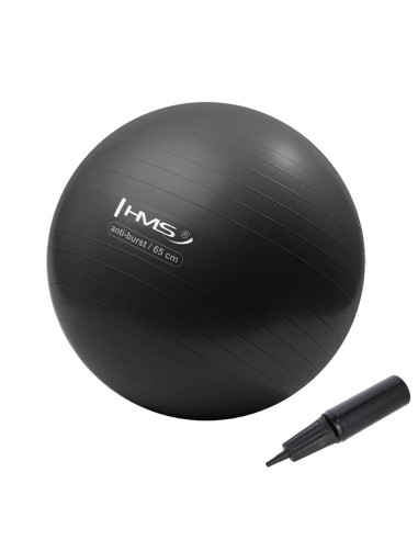 65СМ ЧЕРНА ТОПКА ЗА ФИТНЕС АНТИ-БУРСТ HMS