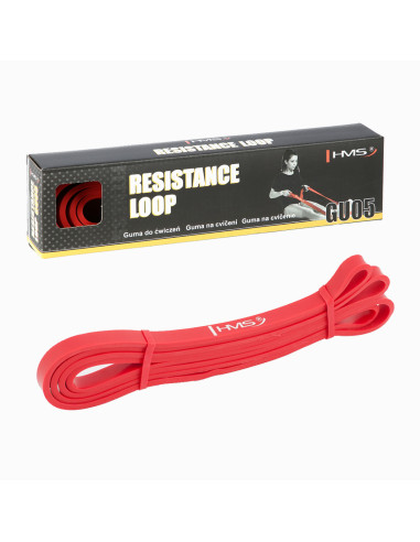 ЧЕРВЕН 13 x 4,5 x 2080 MM ЛЕНТА ЗА ТРЕНИРОВКА HMS