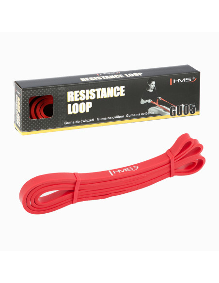 ЧЕРВЕН 13 x 4,5 x 2080 MM ЛЕНТА ЗА ТРЕНИРОВКА HMS