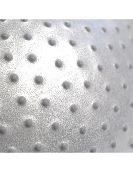 65 СМ СВЕТЛО СИВА ГИМНАСТИЧЕСКА ТОПКА С МАСАЖИРАЩИ НОБИ HMS