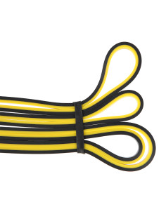 ЖЪЛТО-ЧЕРНО 9 x 5 x 2250 MM ТРЕНИРОВЪЧНА ЛЕНТА HMS PREMIUM 2