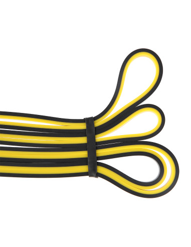 ЖЪЛТО-ЧЕРНО 9 x 5 x 2250 MM ТРЕНИРОВЪЧНА ЛЕНТА HMS PREMIUM