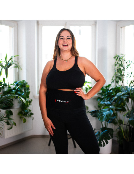 Belly Support Black Plus Size HMS