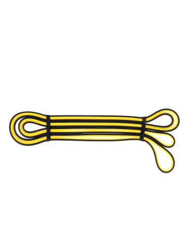 ЖЪЛТО-ЧЕРНО 9 x 5 x 2250 MM ТРЕНИРОВЪЧНА ЛЕНТА HMS PREMIUM