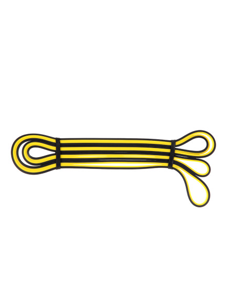 ЖЪЛТО-ЧЕРНО 9 x 5 x 2250 MM ТРЕНИРОВЪЧНА ЛЕНТА HMS PREMIUM