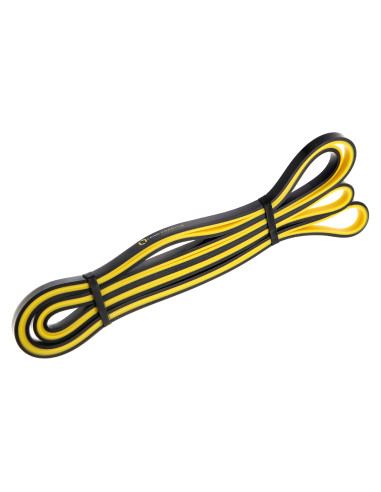 ЖЪЛТО-ЧЕРНО 9 x 5 x 2250 MM ТРЕНИРОВЪЧНА ЛЕНТА HMS PREMIUM