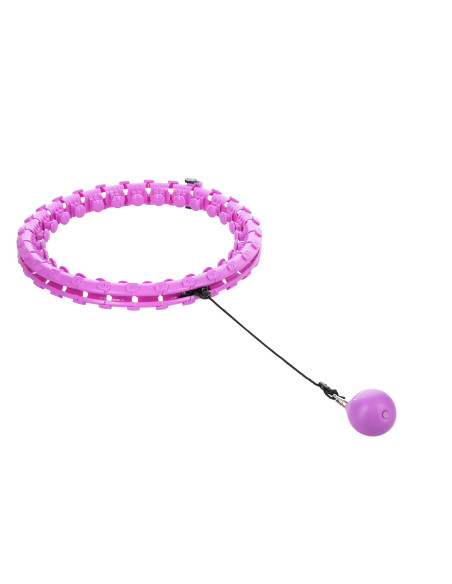 HHW12 HULA HOOP ПЛЮС РАЗМЕР ВИОЛЕТОВ С МАСАЖИРАЩИ НОБИ И HMS COUNTER + КОЛАН ЗА ОТСЛАБВАНЕ BR163 ЧЕРЕН