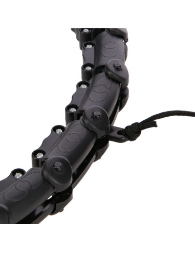 HULA HOOP HHW11 ЧЕРЕН С МАСАЖНИ ВАНИ И ГРАВИТАЦИОННА ТОПКА + BR163 ЧЕРЕН ПЛЮС РАЗМЕР HMS