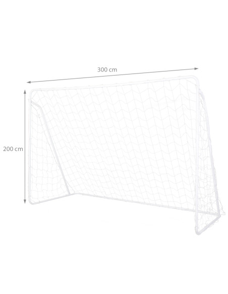 ГОЛ С МРЕЖА СТОМАНЕНА КОНСТРУКЦИЯ 3 М НИЛС