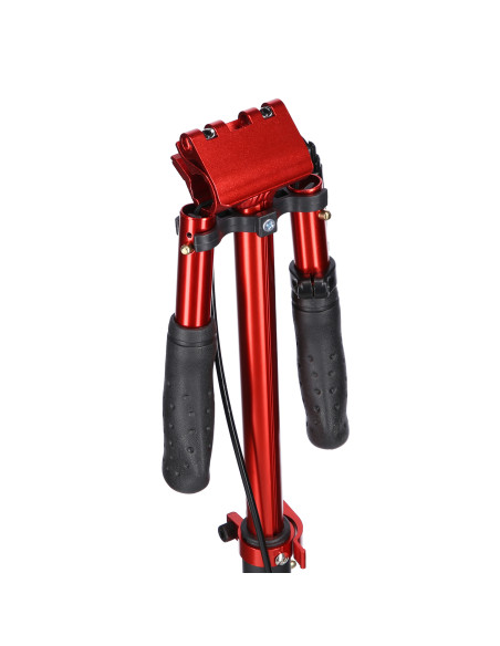 ЧЕРНО-ЧЕРВЕН СКУТЕР С ДИСКОВА СПИРАЧКА NILS EXTREME