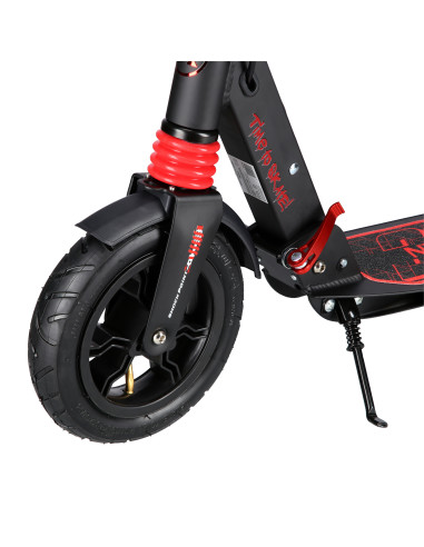 ЧЕРНО-ЧЕРВЕН СКУТЕР С ДИСКОВА СПИРАЧКА NILS EXTREME